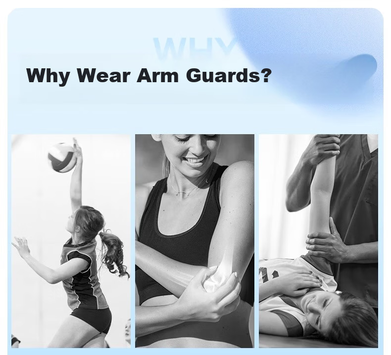 Li-Ning Professional Volleyball Wristbands for Middle School Exam Students, Unisex Volleyball Arm Sleeves Sports Protective Gear 3