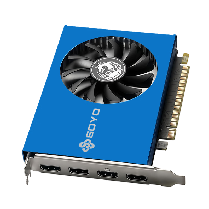 Meijie SY-Fire Dragon GT730 4G 4HDMI High-Definition Multi-Screen Graphics Card Series 4-Screen Commercial Stock Trading Monitoring Graphics Card