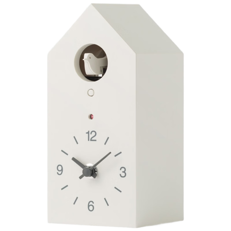 MUJI Analog Wall Clock White 26.5cm Diameter Modern Home Living Room Decor