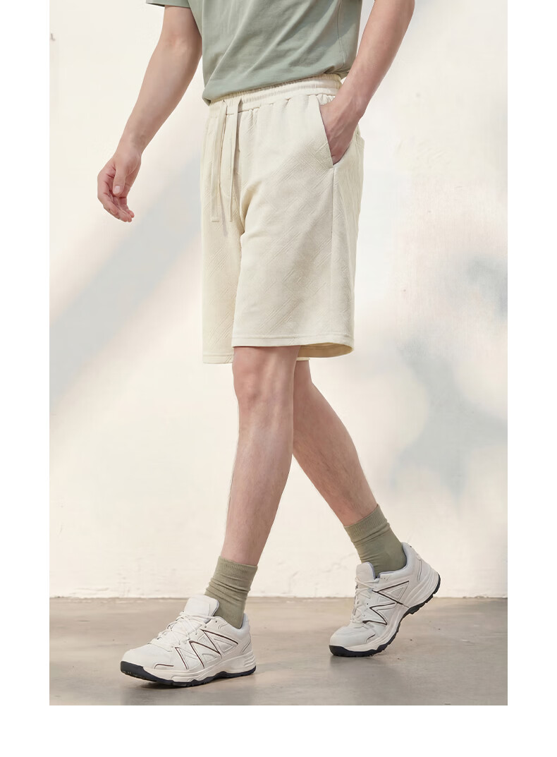 Baleno Summer Men's Casual Loose Slim Straight Five-Point Shorts Trendy Fashion Breathable Heavyweight Pants 14