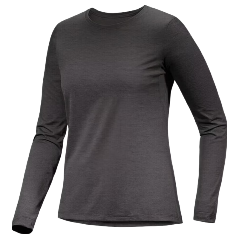 ARC'TERYX TAEMA Women's Breathable Quick-Dry Long Sleeve T-Shirt Black XS