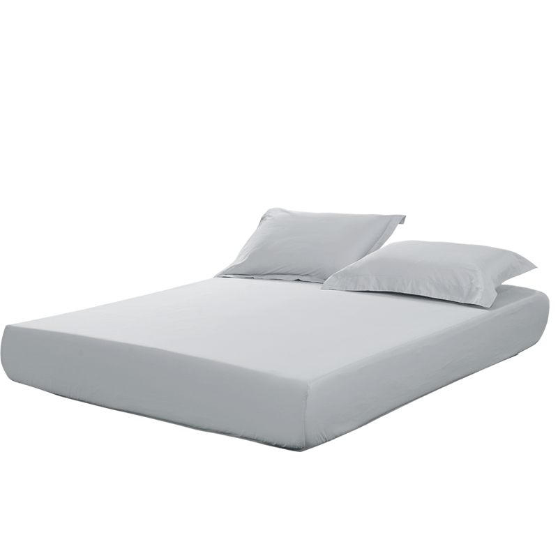 Fuanna Cotton Fitted Sheet Single Piece Washable Non-Slip Stain-Resistant Double Bed Cover for 1.8m Bed