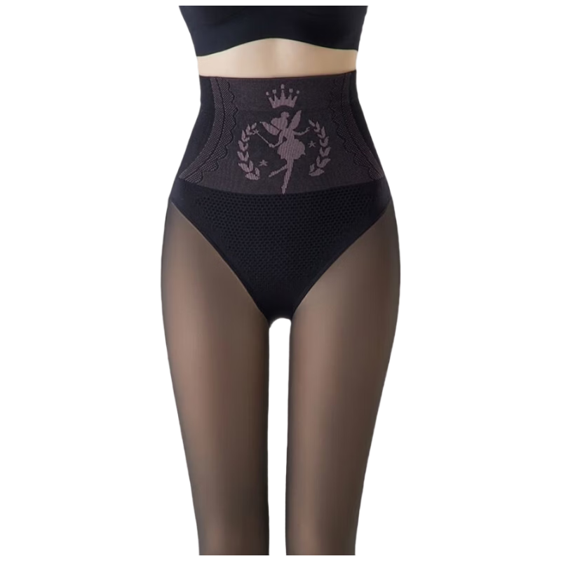 La Chapelle Sheer Leggings for Women Autumn Winter Nude Feeling Tummy Control Hip Lift Warm Black Shiny Stockings Premium Hosiery