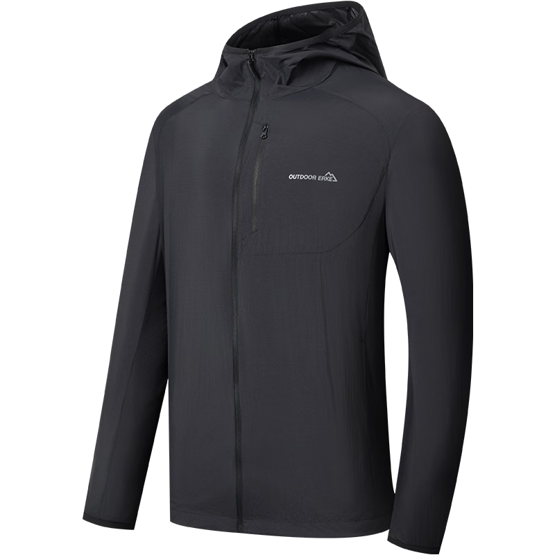 ERKE [Yu Shitong Edition] Sun Protection Woven Jacket Ice Cooling Outdoor Windbreaker UPF50+ Sports Running Shirt