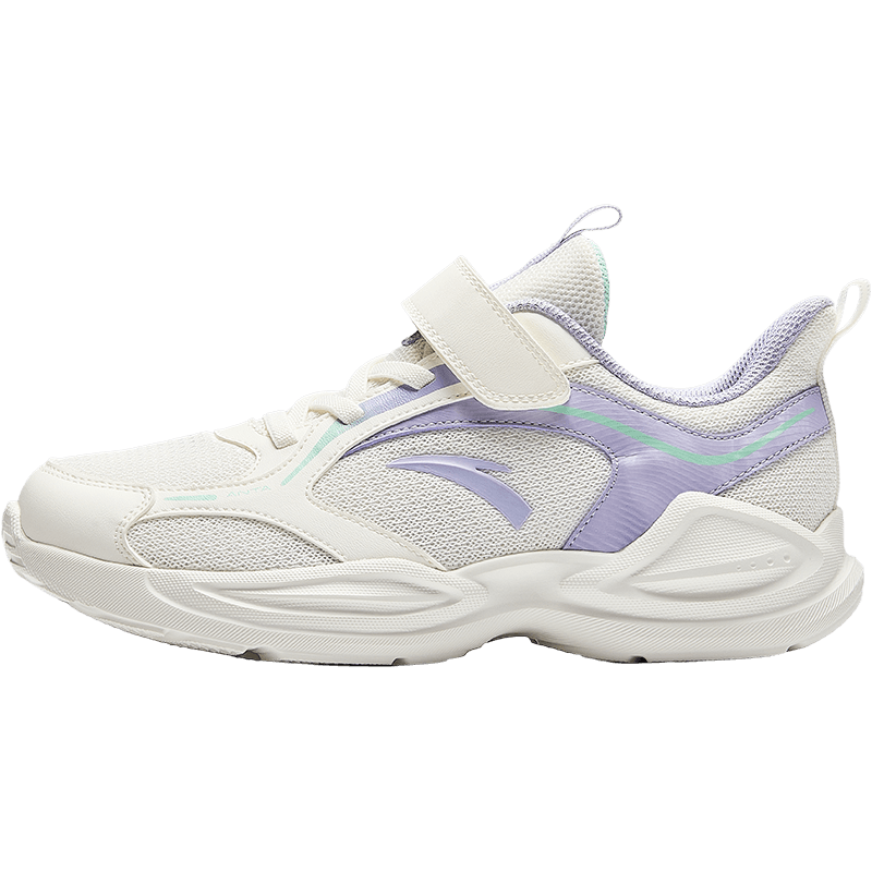 Anta Kids Sports Shoes Girls Running Shoes 2026 Big Girls Breathable Mesh Sneakers A22615556