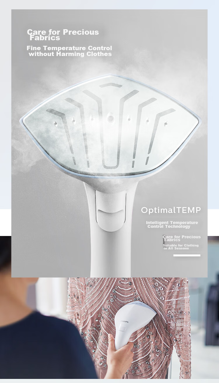 PHILIPS Upright Garment Steamer with Pressure Boost, Steam Iron for Home Use, Multi-Function, Sterilizing And Mite-Removing, Dual Rod with Ironing Board, GC625/28 4