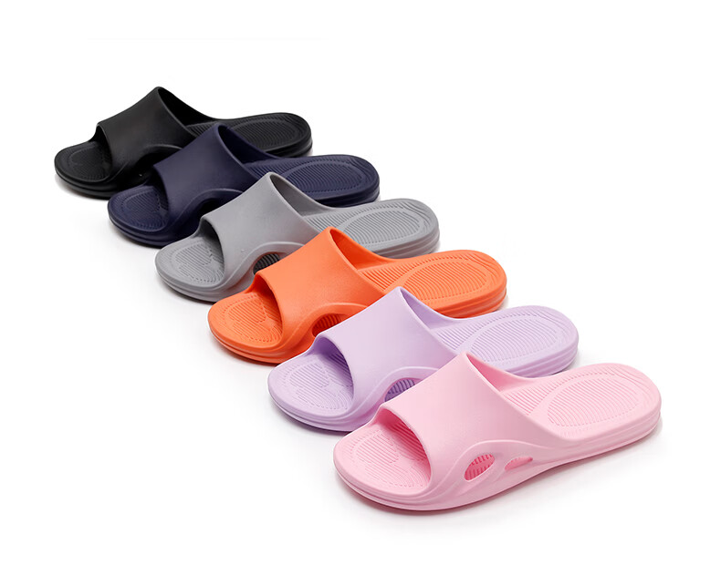 Aphrodite Elderly Non-Slip Slippers Men's Indoor Home Bathroom Shower Pregnant Women Summer Cool Slippers Gray Size 40-41 5