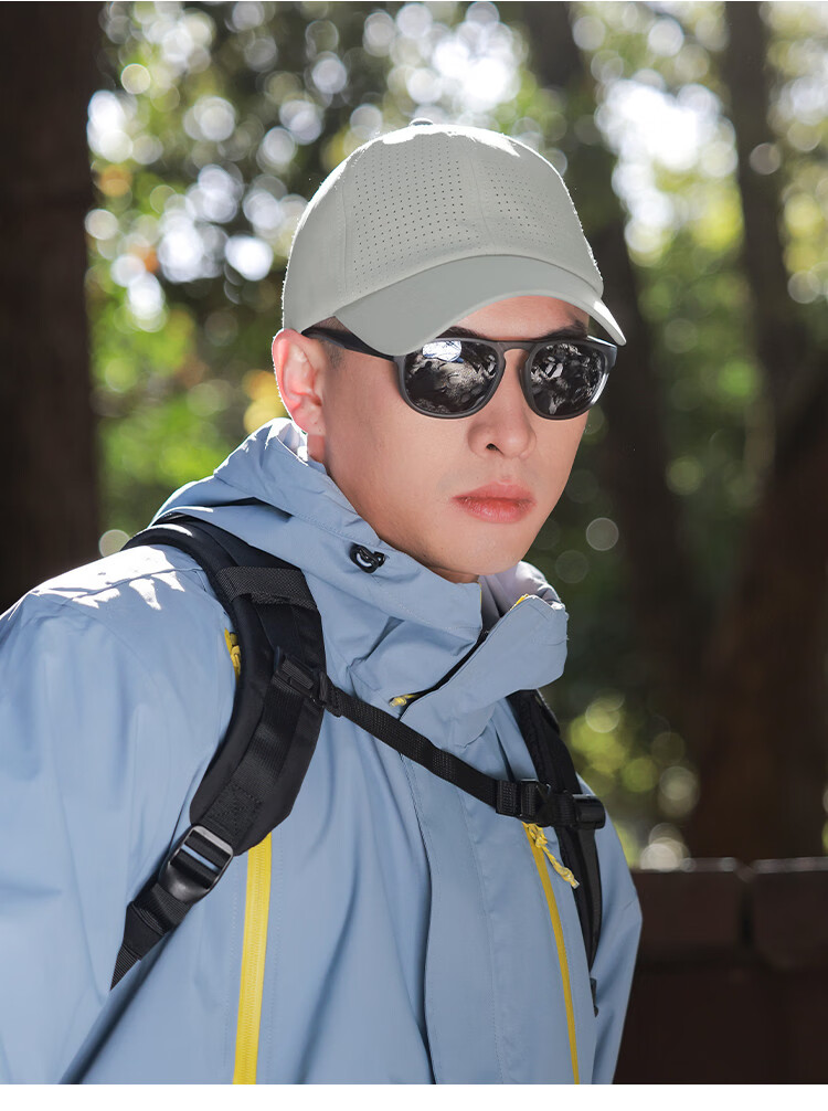 Zhenxiang Men's Spring Outdoor Sun Protection Baseball Cap UV Protection Breathable Duckbill Sports Hat Y1047 5