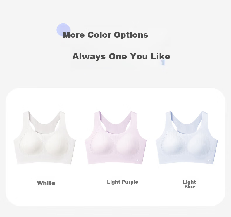 Jiusuibian Posture Correction Children's Underwear Girls 12-15 Years 7A Antibacterial Mesh Thin Girl Sports Bra PE Class Sports Vest 13