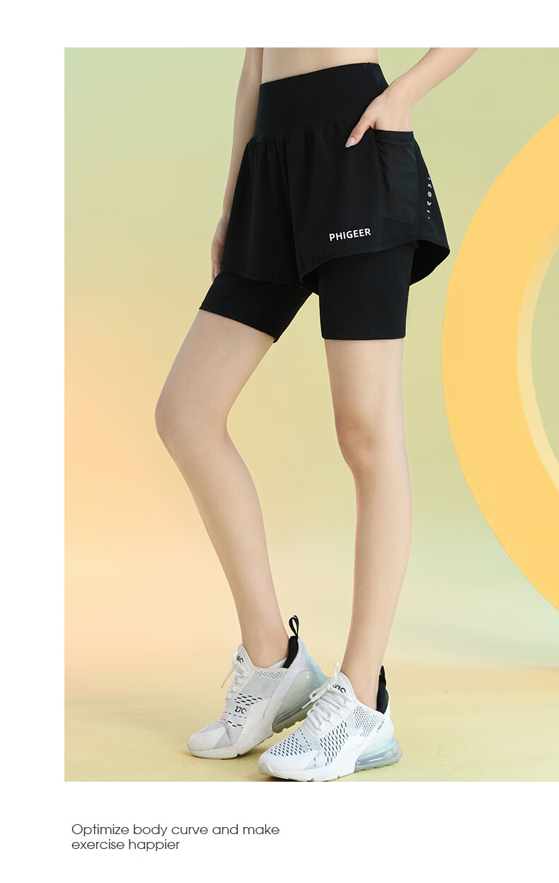 Baisirong Professional Women's Tennis Badminton Summer Short Sleeve Ultra-Light Quick-Dry Outdoor Cycling Fitness Running Sports Set 5
