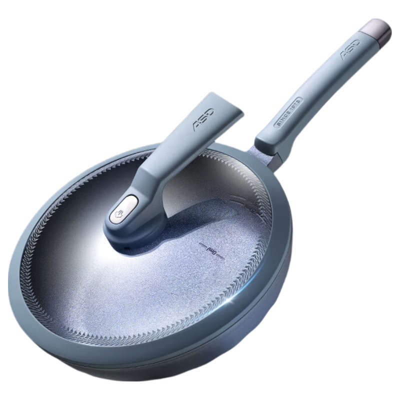 ASD Non-Stick Frying Pan Blue Diamond Titanium Egg Pan Steak Pan 28CM Induction Cooker Compatible JL28F5Q