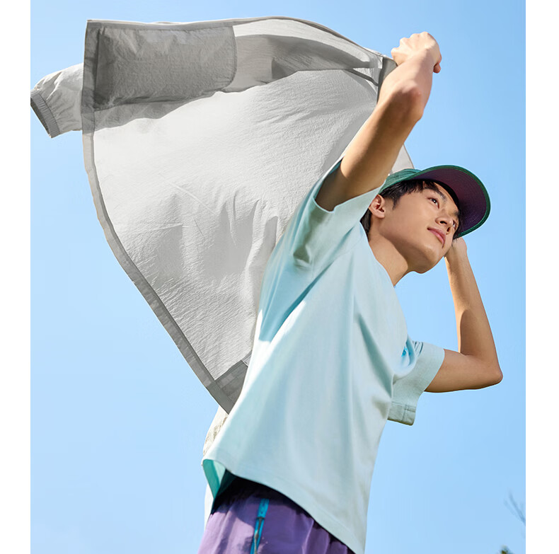 361° Men's Sunscreen Jacket Spring Summer UPF100+ Sports Outdoor Stand Collar Cooling Quick-Dry Coat 652624611-3 8
