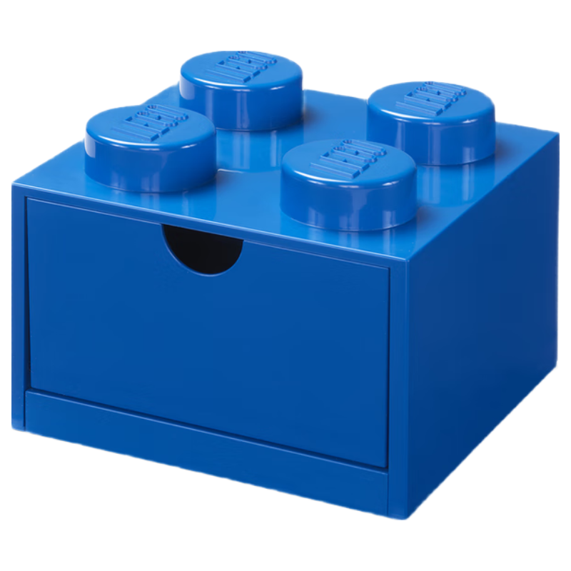 LEGO® Classic Desk Drawer Storage Box Toy Building Block Organizer 2x2 Blue