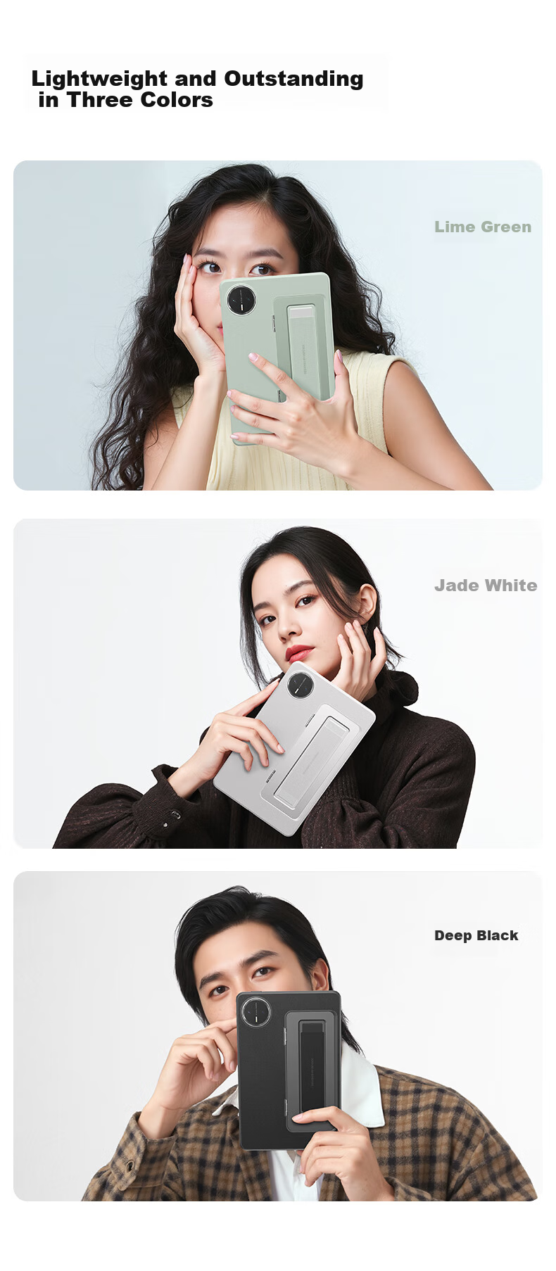 Jueshe [Wristband + Stand] Compatible with Huawei MatePad Mini Case Standard Edition Soft Light Edition Reading Edition Mini Tablet Cover Lightweight Series Lime Green 4