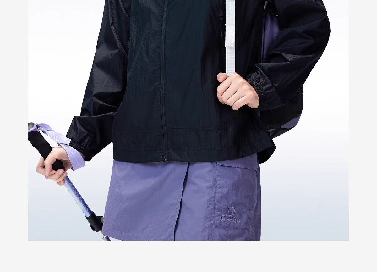 CAMEL [Wang Junkai Edition] 2026 Spring Summer Unisex Breathable Cooling Windproof Water-Repellent Sports Jacket 29