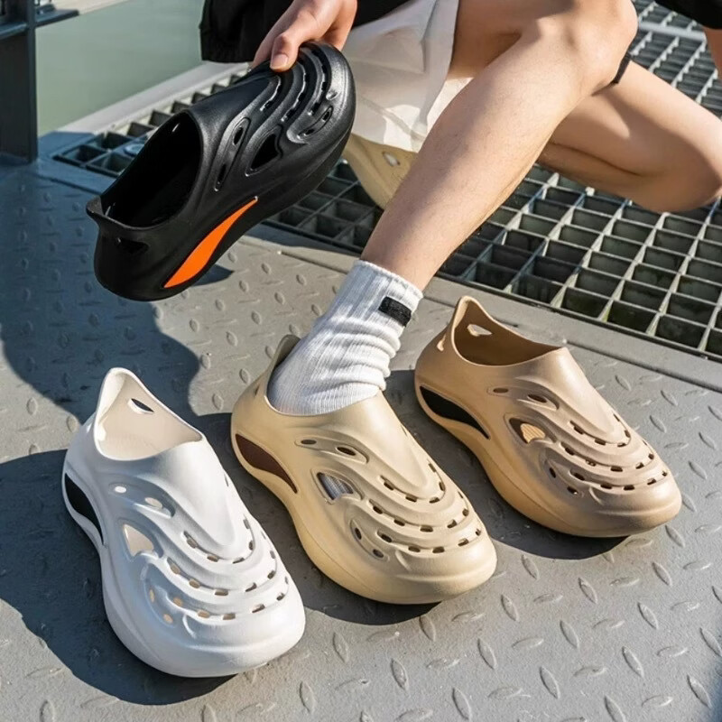 YUZHAOLIN Men's Breathable Hole Shoes Sports Outdoor Sandals Water Shoes Summer Driving Slippers