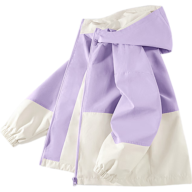 Baleno Children's Jacket, Spring And Autumn 2026 New Style, Boys And Girls Thin Patchwork Jacket, for Older Children, Spring Outdoor Windbreaker