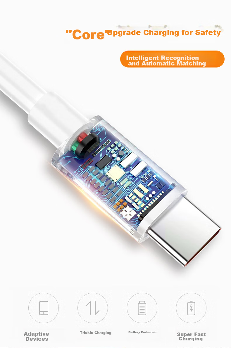 Zitai [2-Pack] Type-C Data Cable, 6A/5A Super Fast Charging Cable, 100W/66W, Compatible with Huawei Honor Xiaomi Phones Mate70/60/40/P80, 1.5 Meters 16