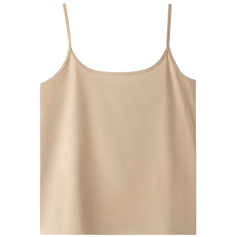 MiiOW Women's Camisole Tank Top with Round Neck, Antibacterial, Moisture-Wicking, Breathable, Seamless Undershirt, Sports Vest Top