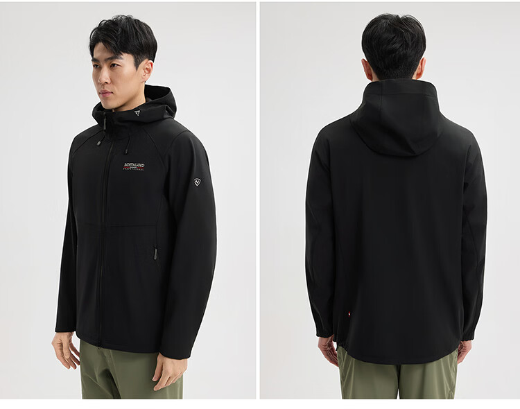 NORTHLAND 【Gangren 3】Men's Softshell Jacket 2026 New Outdoor Three-Proof Wear-Resistant Hiking Mountaineering Softshell Coat 17