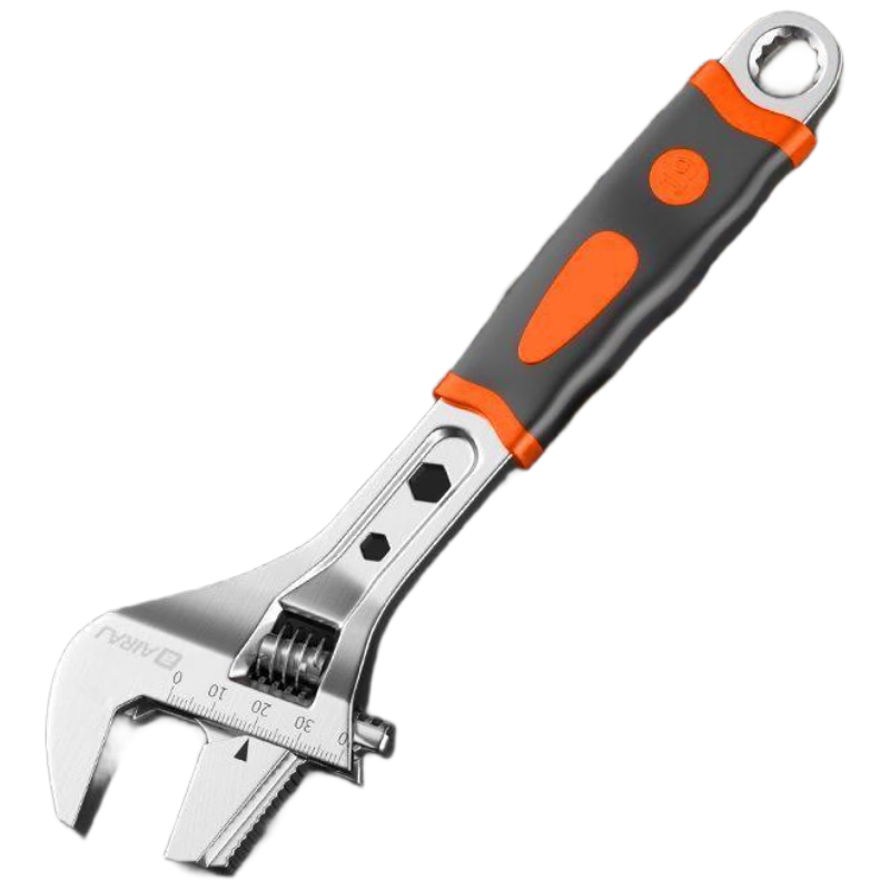 AriZe Adjustable Wrench Multi-Function Large Opening Household Tool 250mm
