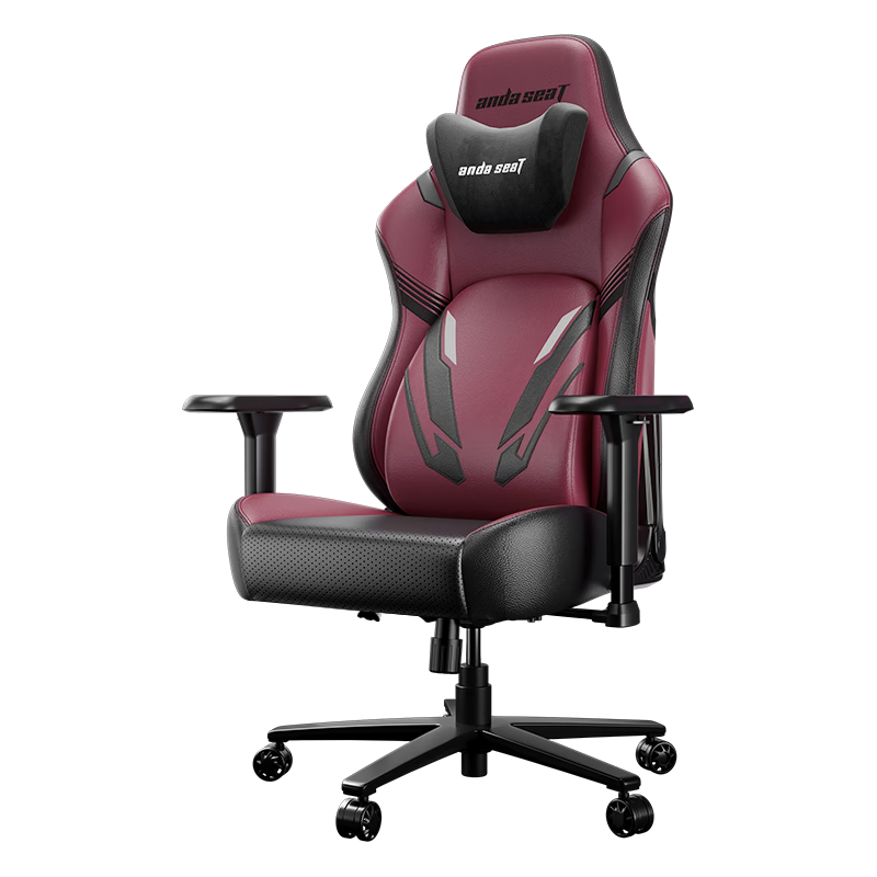 AndaseaT Anderset Gaming Chair Computer Chair Ergonomic Office Chair War God Pro Dark Red
