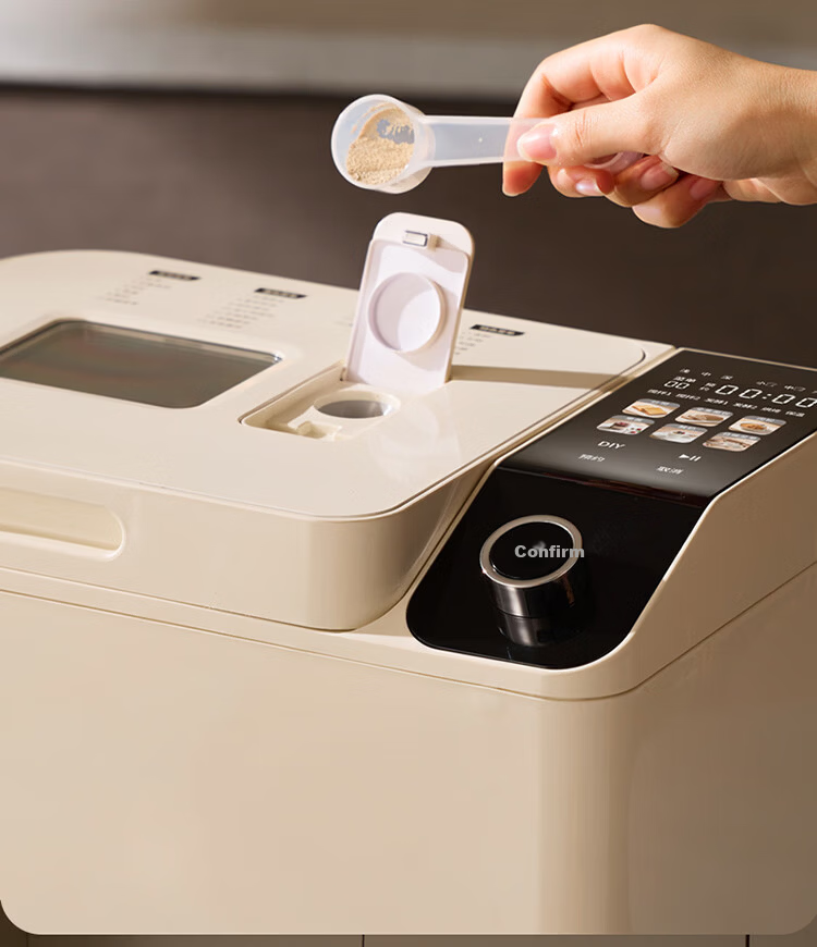 ACA Automatic All-In Bread Maker, Multifunctional Bread And Pastry Machine, Automatic Sprinkle Yeast Filling, Aluminum Pressed Inner Pot, T5 Pro 10