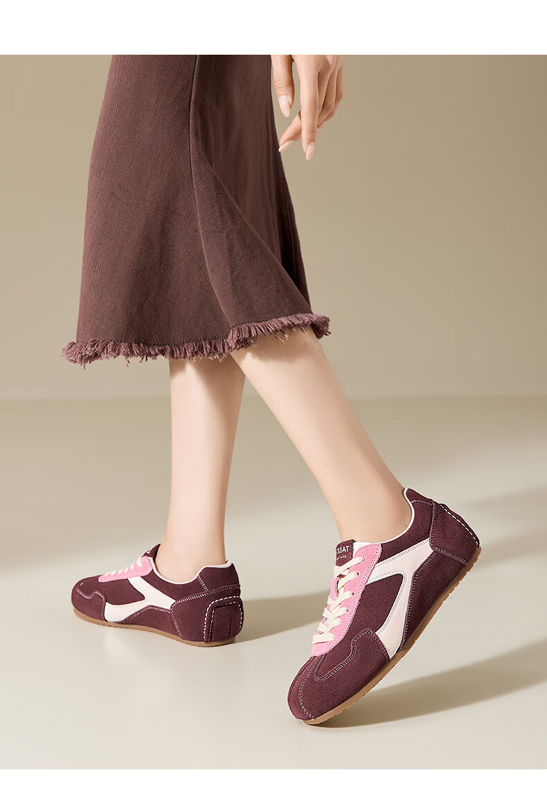 Saturday Vintage German Trainer Women's 2026 Summer New Height-Increasing Soft Sole Lightweight Classic Casual Sports Sneakers 8