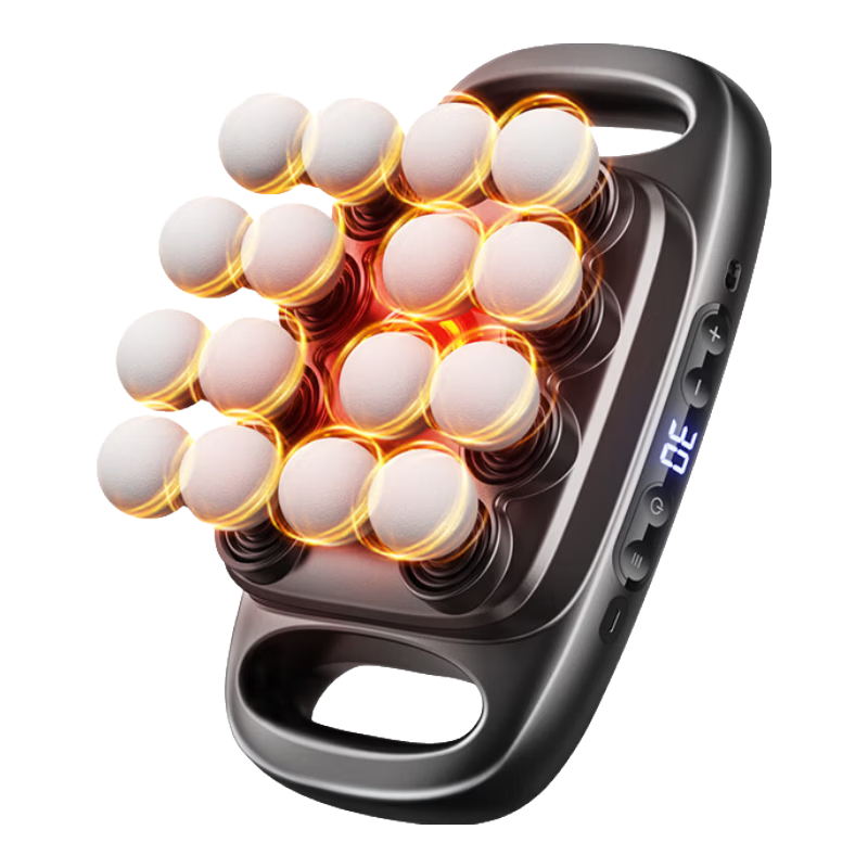 KONKA 16-Head Fascia Gun Muscle Massager Multi-Head Neck Shoulder Waist Back Massager Sixteen-Head Leg Calf Professional Neck Cervical Spine Massager Birthday Gift for Men and Women