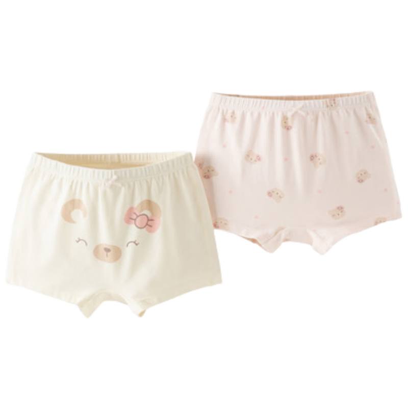 DAVE & BELLA Girls' Underwear Children's Shorts Baby Briefs Toddler Triangle Pants Non-Chafing