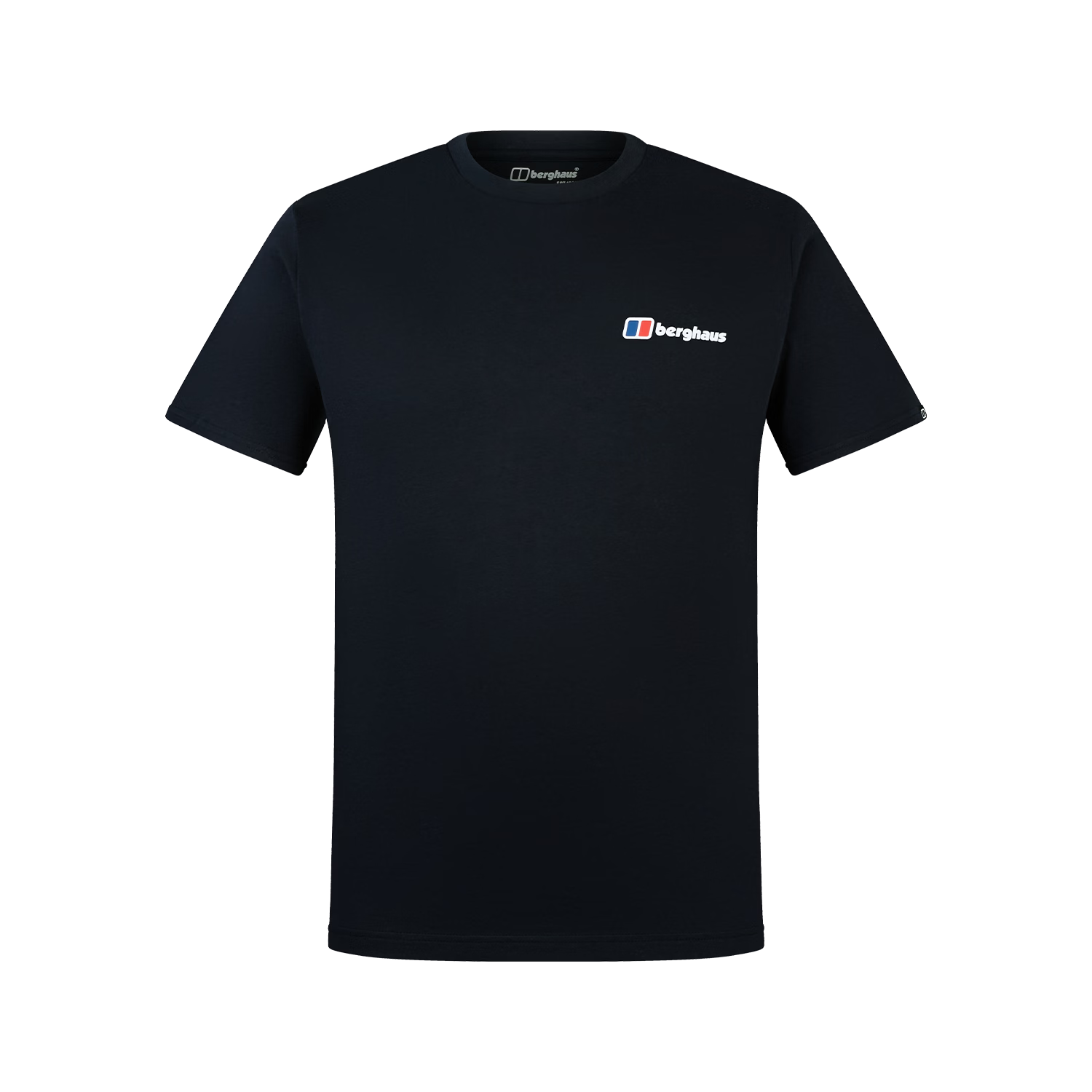 Berghaus 26 Summer New Class Logo Lightweight Breathable Outdoor Men's Short Sleeve T-Shirt Meteorite Black M