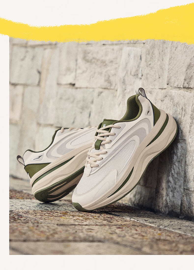 ERKE 2026 New Comfortable Thick-Soled Dad Sneakers Soft Elastic Versatile Casual Shoes Wei Yang 3 20