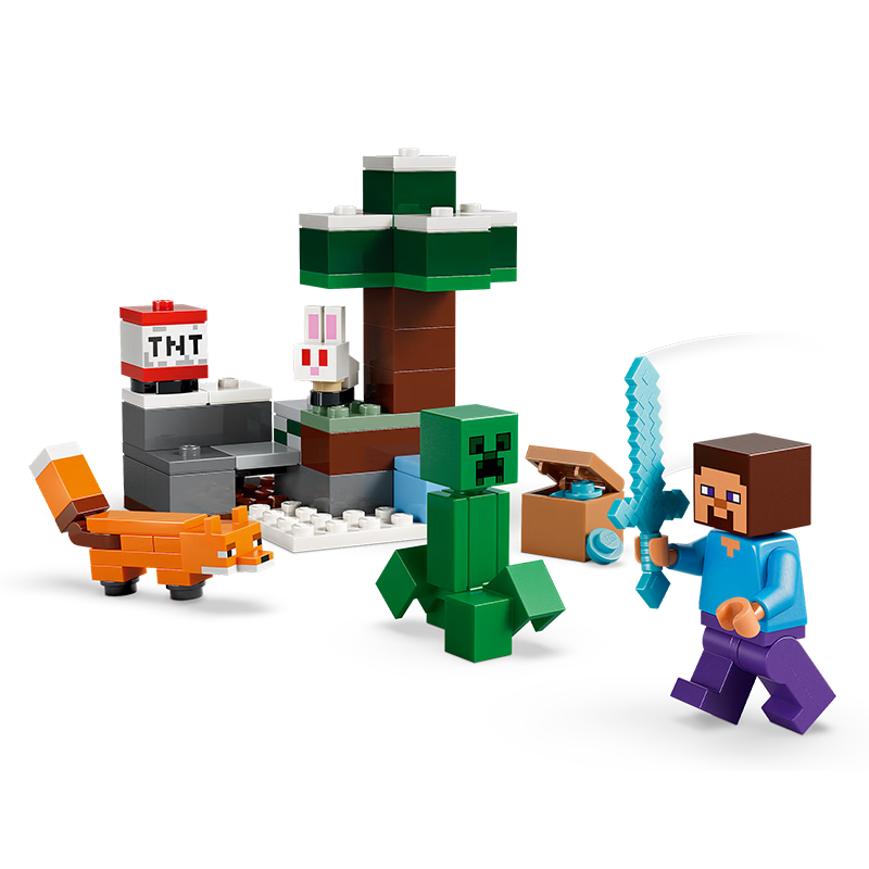 LEGO Minecraft 21583 Steve Adventure Building Blocks Toy for Boys and Girls Children's Gift New Year Decoration