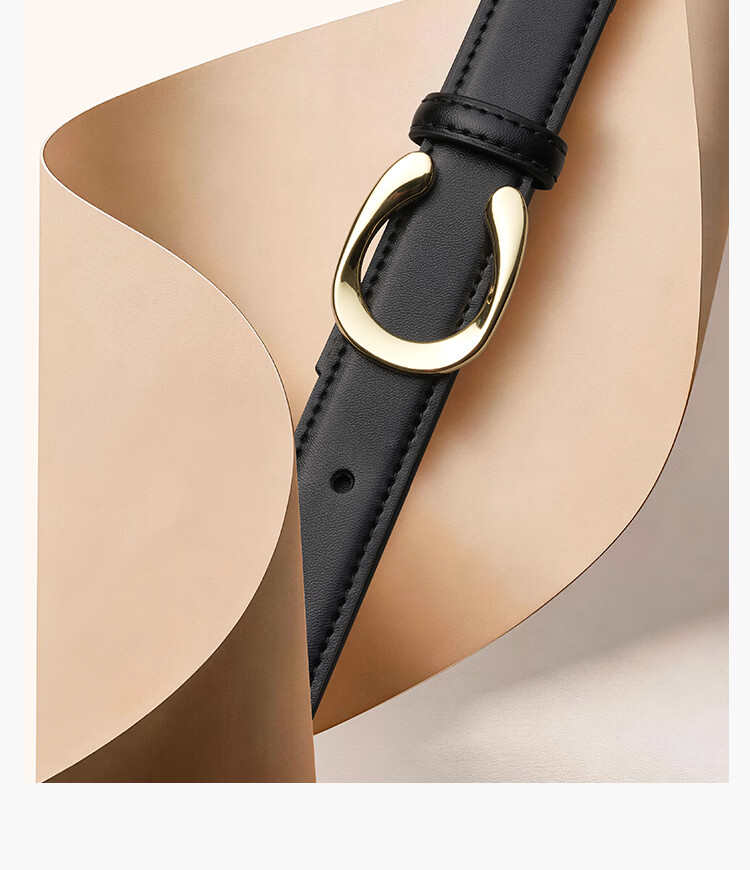 Septwolves Women's Leather Belt Fashion Pin Buckle Cowhide Waist Belt Accessory Dress Birthday Gift for Girlfriend and Mom 5
