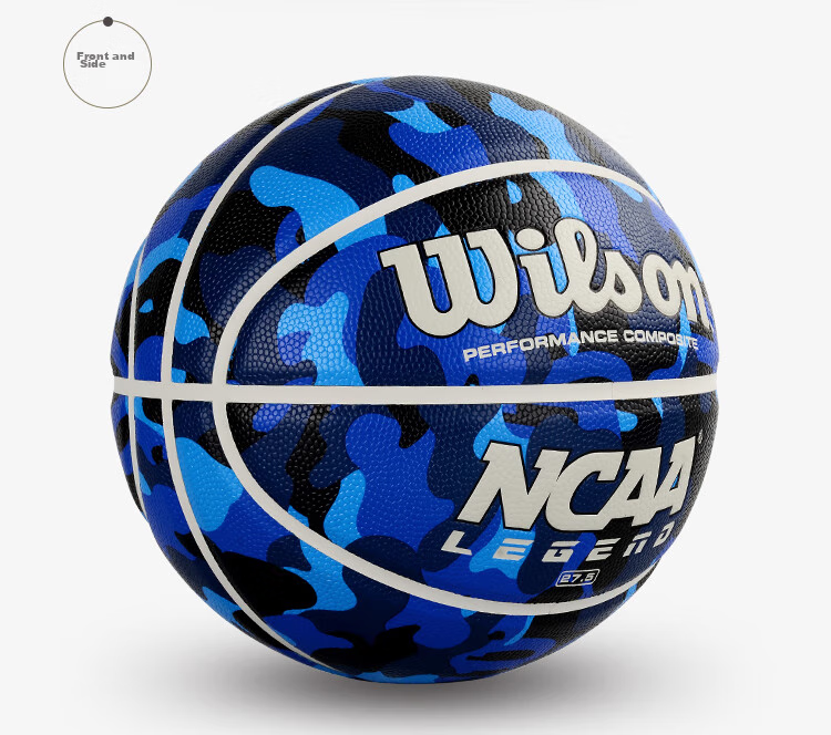 Wilson NCAA LEGEND Series No. 7 Basketball PU Material Indoor And Outdoor Universal Non-Slip Wear-Resistant Adult Basketball 5