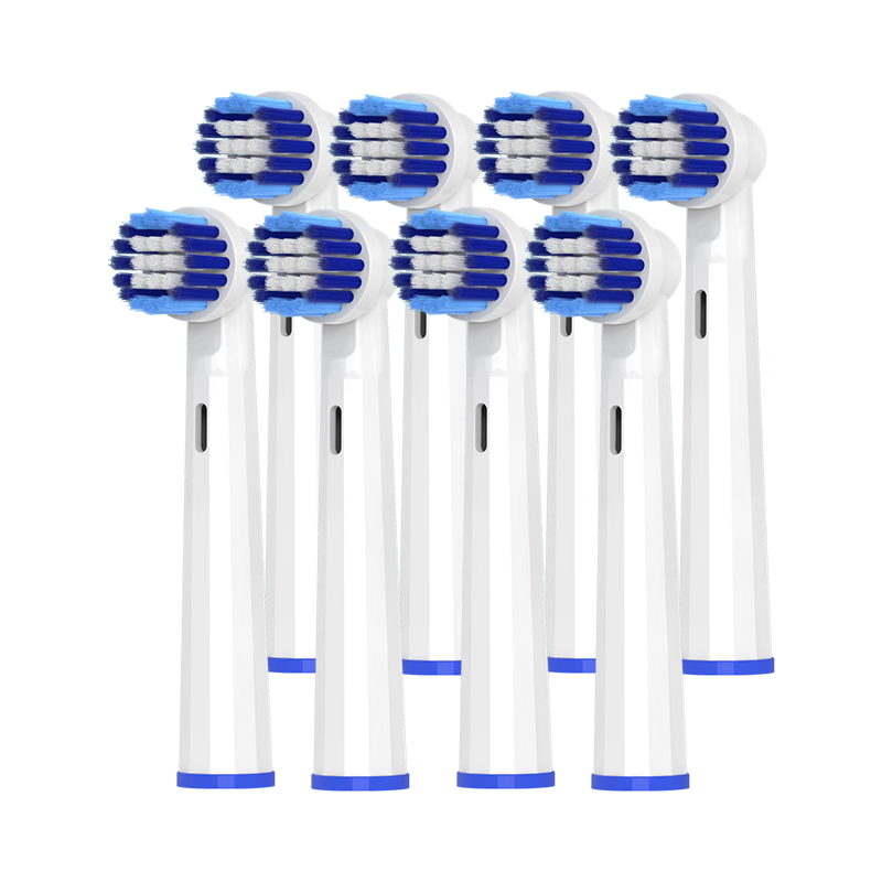 Dong Nai Lun Compatible Replacement Cleaning Heads for Braun Oral-B Electric Toothbrushes D12 D16 D100 P2000 P4000 3709 And Others, Pack of 8
