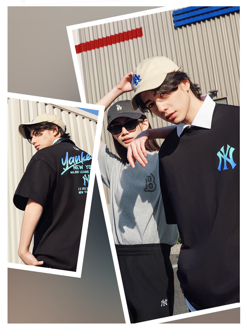 MLB Baseball Cap for Men And Women, Couples' Soft Top Cap, Casual Sports Hat for All Seasons, 3ACP6601N-07RDS 13