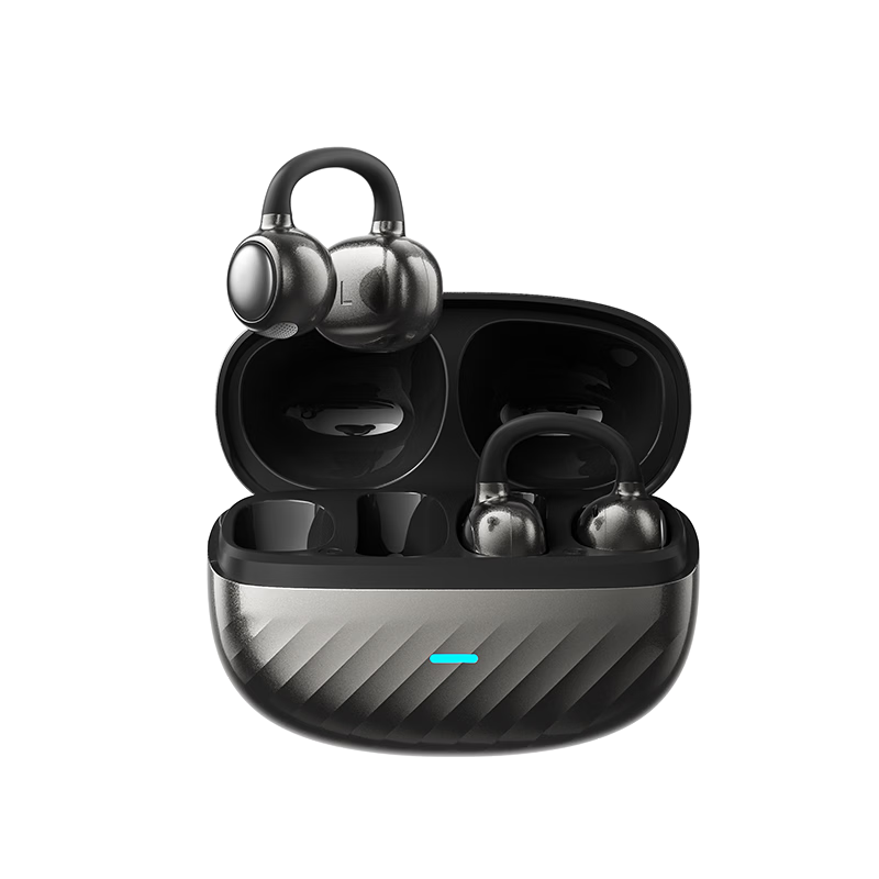 Yinbeiqi New ClipAir Wireless Bluetooth Earphones AI Translation Clip-On Bone Conduction Open-Ear Sports Earhooks for Apple Huawei