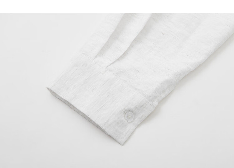 Demana [Linen-Viscose Blend] Spring Smart Casual Polo Collar A-Line Waist Cinched Petite Shirt Dress 13