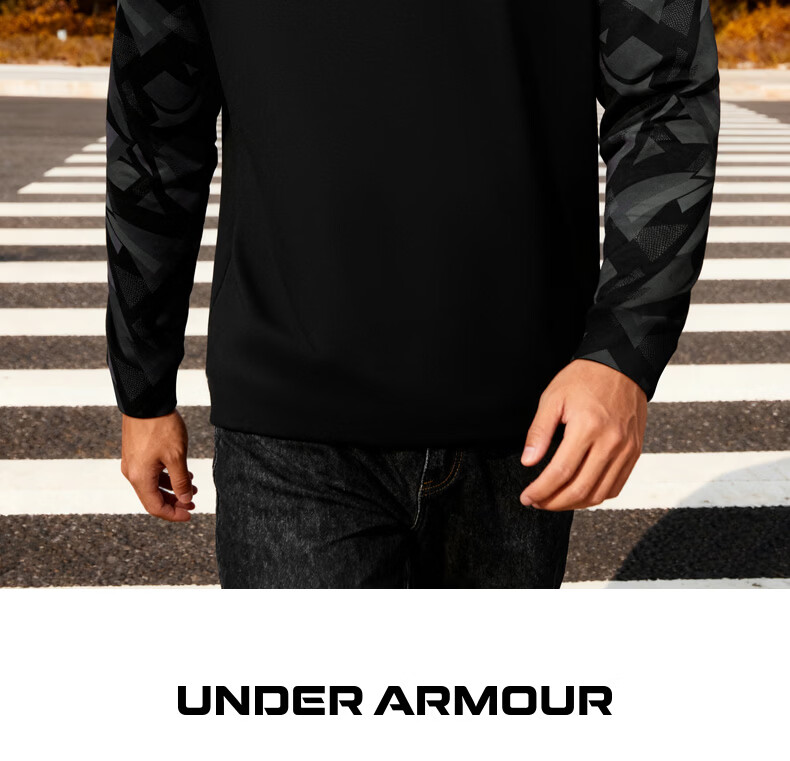 Under Armour Men's Long Sleeve T-Shirt Sweatshirt Crewneck Loose Casual Trendy Breathable Sports Running Warm Pullover 11