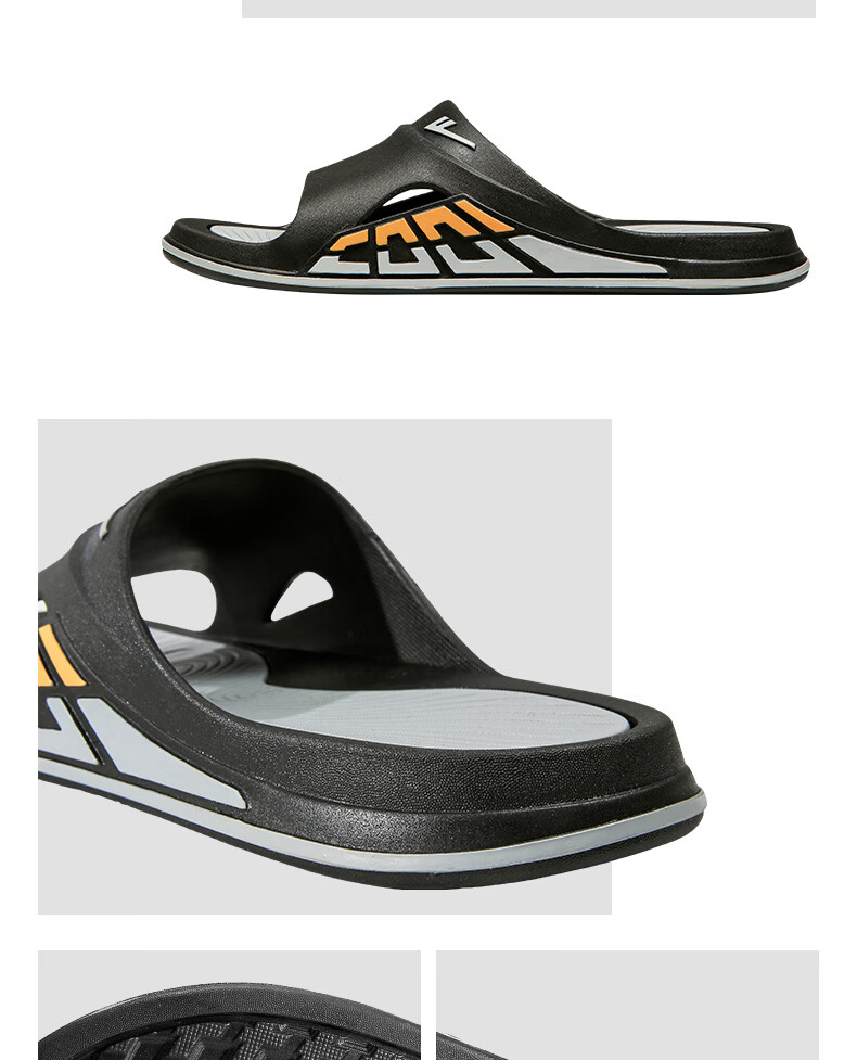 Warrior Official Flip Flops 2026 Summer Sports Outdoor Home Men's Sandals White Orange Size 44-45 27