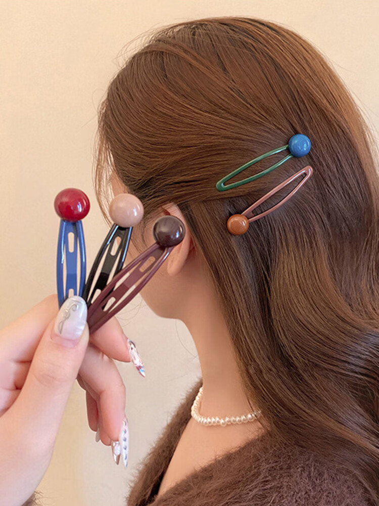 CHIMERA 5-Piece Colorful Hair Clips Set for Kids Girls Bangs Side Clips Front Hairpin BB Clips Birthday Gift 1
