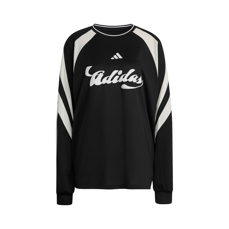 Adidas Sports Style Series Women's W HER LS Long Sleeve T-Shirt JY7638 Black M 4