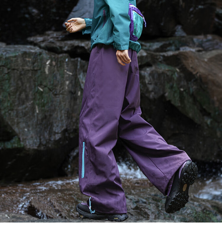 SWAMP AREA Mountain Outdoor Men's Spring Summer Functional Waterproof Lightweight Softshell Hiking Pants KS693 Black M 26
