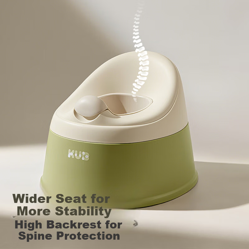KUB Kids Portable Toilet Seat Unisex Baby Potty Thickened and Widened Training Pot Bowl for Home Use