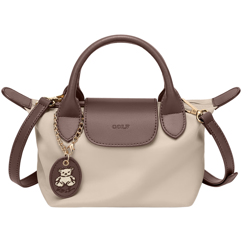 GOLF Shoulder Crossbody Bag for Women, Fashionable Handbag, Bear-Shaped Tote Bag, Lightweight Phone Pouch, Birthday Gift for Girls
