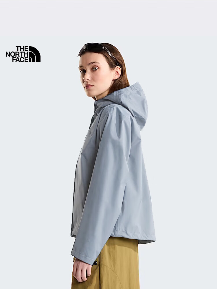 The North Face Women's Outdoor Waterproof Hard Shell Jacket 8HQJ Black/JK3 XL 4