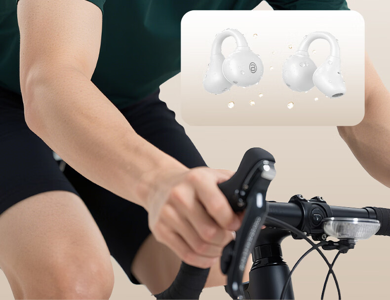BUGANI Fit B17 Clip-On Bluetooth Earphones Open Wireless Non-In-Ear AI Simultaneous Translation Noise Cancelling Running Sports Music Gaming E-Sports Call Noise Reduction Black 14