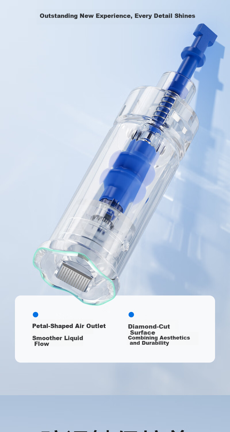 KDAY Blue 5D 500um High Crystal Needle for Skin Beauty Device Facial Beauty Instrument High Crystal Needle 7