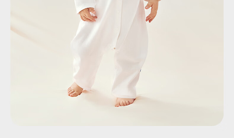 Babycare Baby Cotton Romper Newborn Bodysuit Full Moon Infant Clothing Champagne Pink 59cm 19